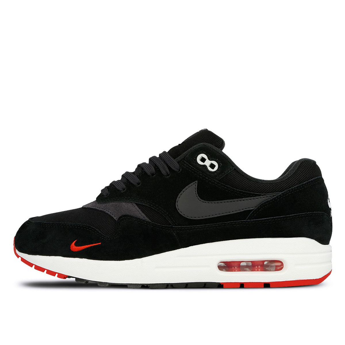 Nike Air Max 1 Mini Swoosh "Bred" sneaker – authenticated on KLEKT