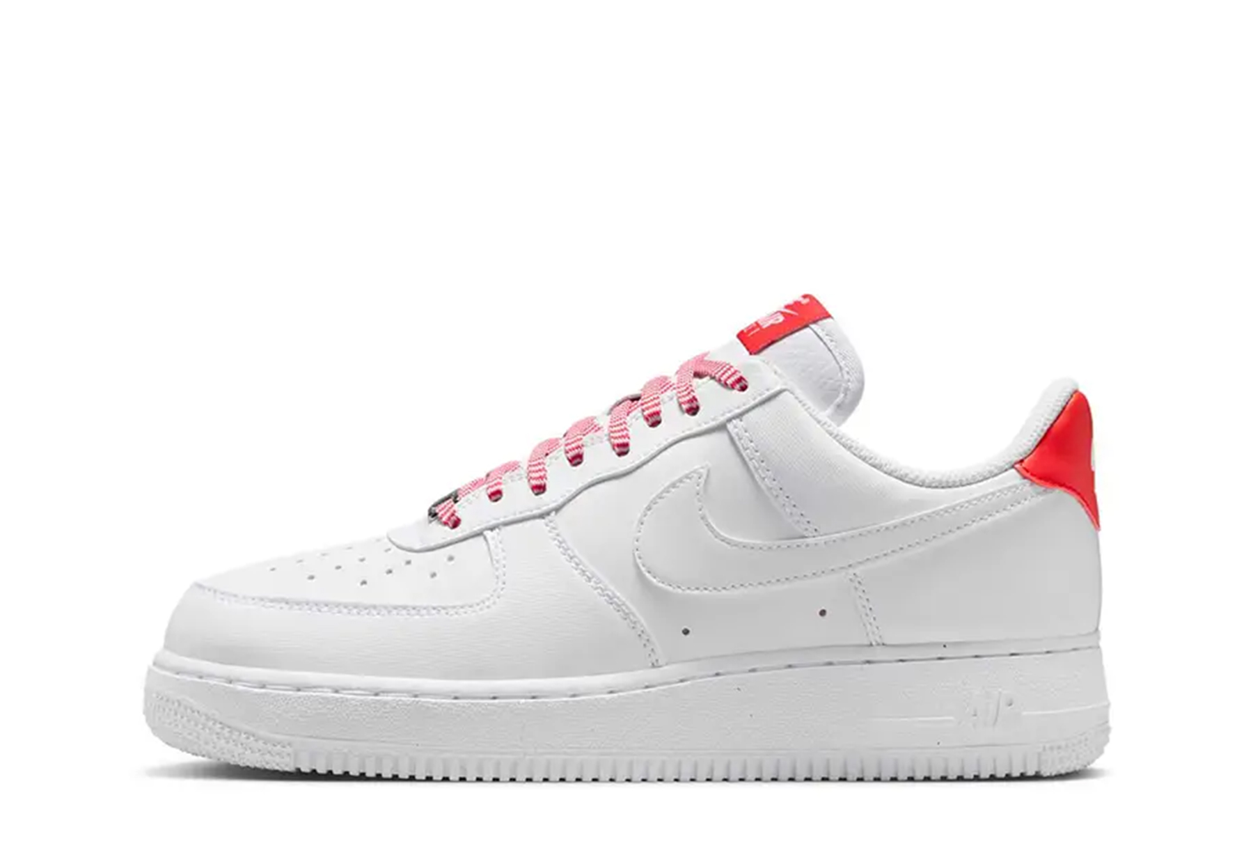 Nike Air Force 1 Low WMNS 'White Light Crimson' (2025) WHITE sneaker – authenticated on KLEKT