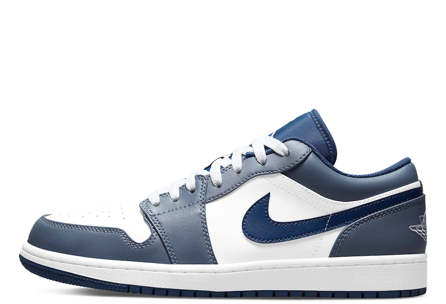 Air Jordan 1 Low 'Ashen Slate' (2022) Ashen Slate/Mystic Navy/White sneaker – authenticated on KLEKT