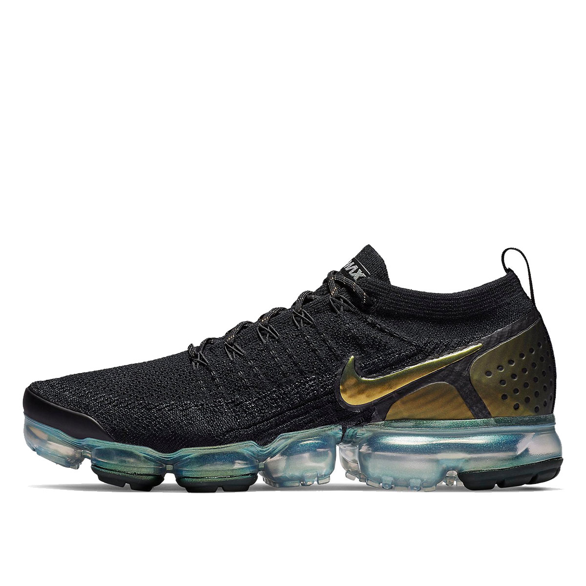 Nike Air VaporMax Flyknit 2 Black Metallic Silver Multi-Color (2018) BLACK/METALLIC SILVER-MULTI-COLOR sneaker – authenticated on KLEKT