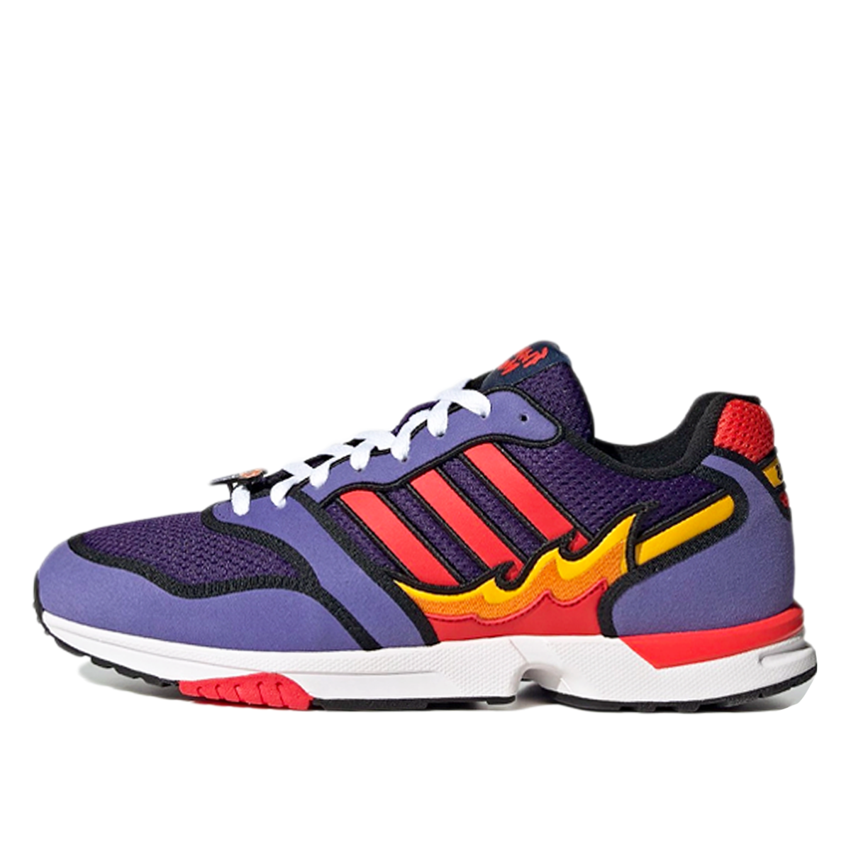 Adidas x The Simpsons ZX 1000 Flaming Moes (2021) PURPLE/ORANGE/RED sneaker – authenticated on KLEKT