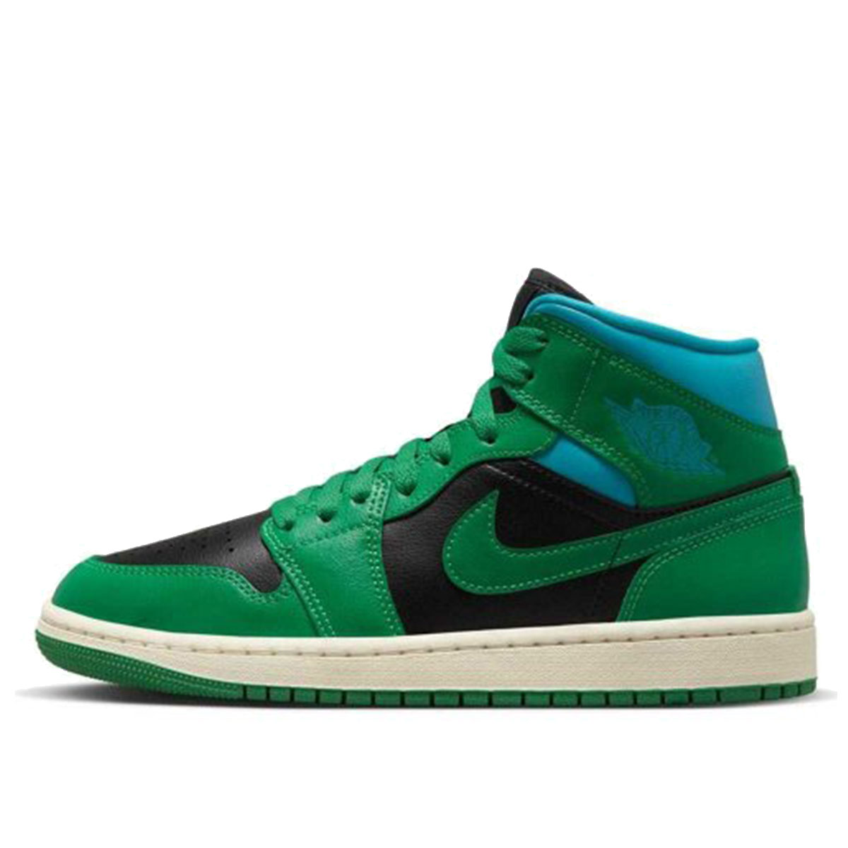 Air Jordan 1 WMNS Mid Lucky Green Aquatone (2023) sneaker – authenticated on KLEKT