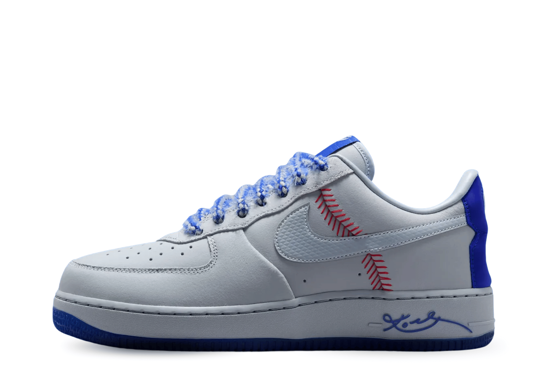 Nike Kobe Air Force 1 Low Protro 'Dodgers' (2026) WOLF GREY/RUSH BLUE sneaker – authenticated on KLEKT