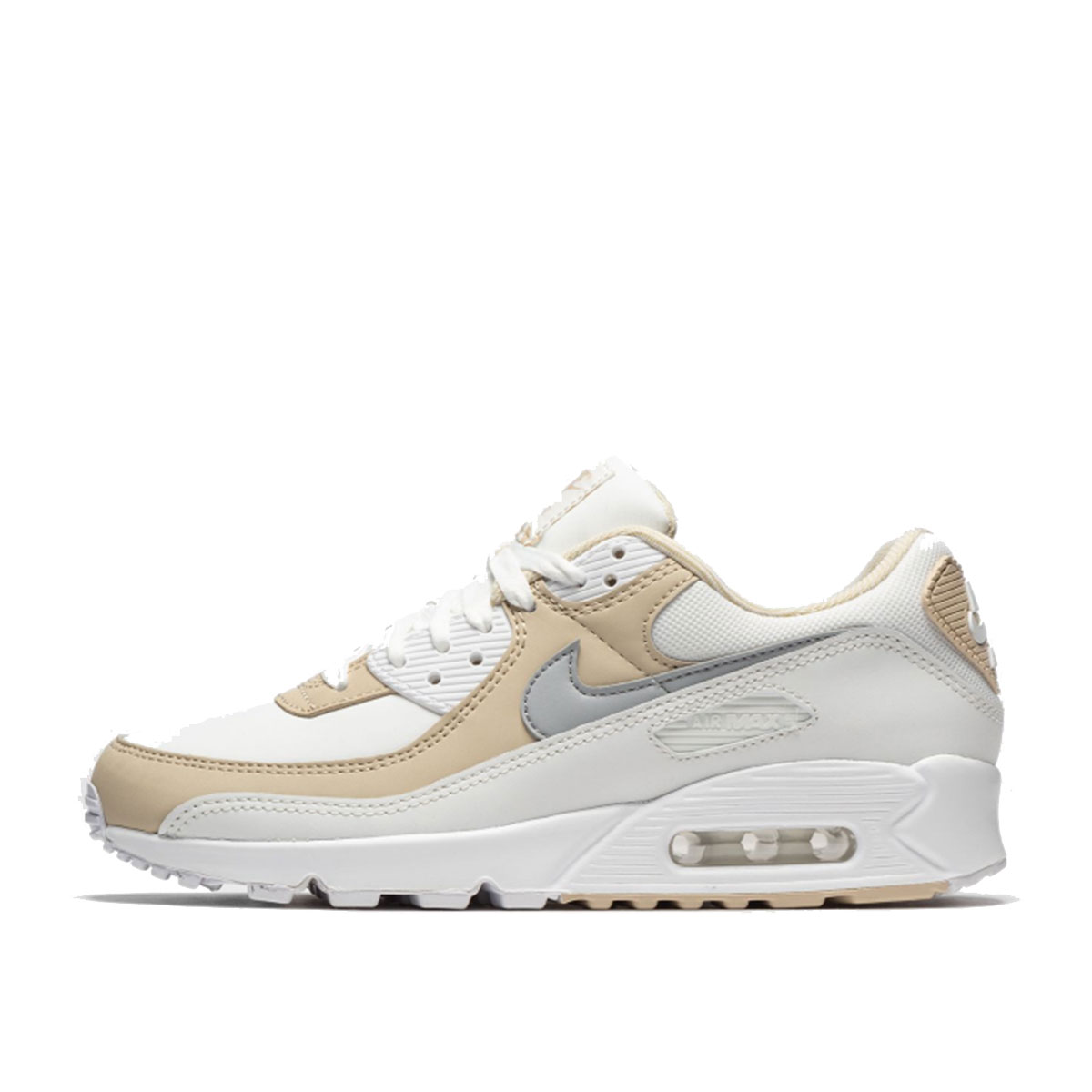 Nike WMNS Air Max 90 Summit White Wolf Grey Rattan (2021) Summit White/Wolf Grey/Rattan sneaker – authenticated on KLEKT