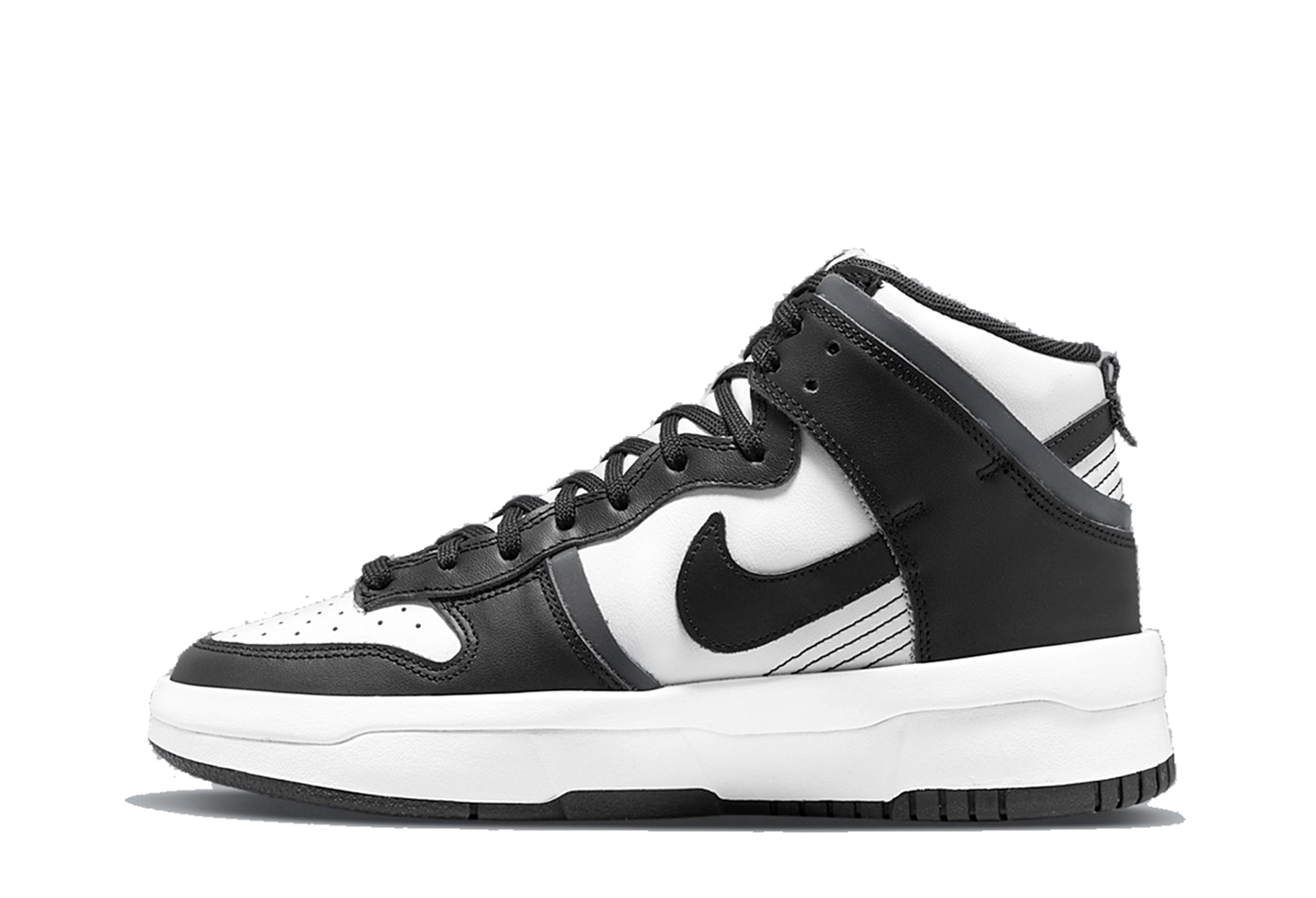 Nike Dunk High Up WMNS 'Panda' (2022) Black/White sneaker – authenticated on KLEKT