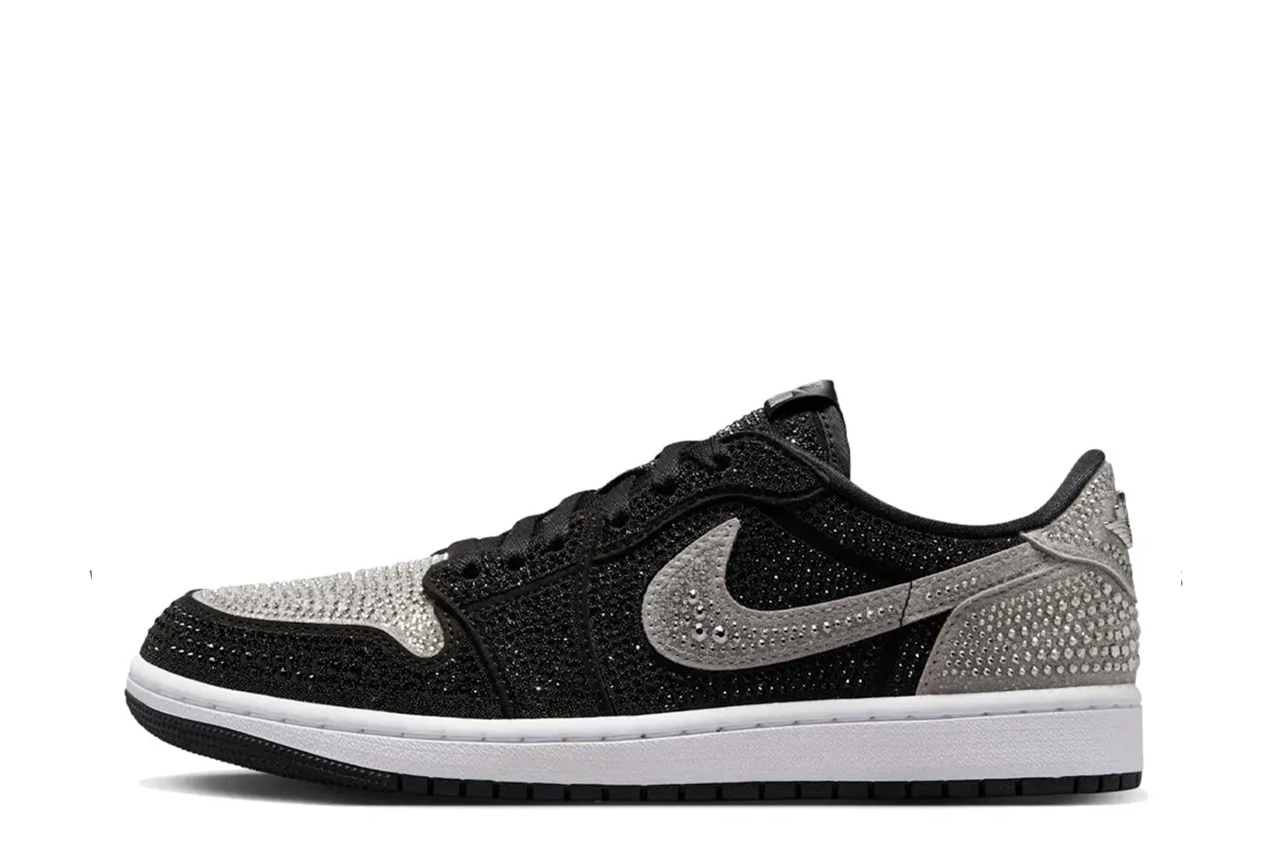 Air Jordan x Swarovski 1 Low OG WMNS 'Stealth' (2025) GREY sneaker – authenticated on KLEKT