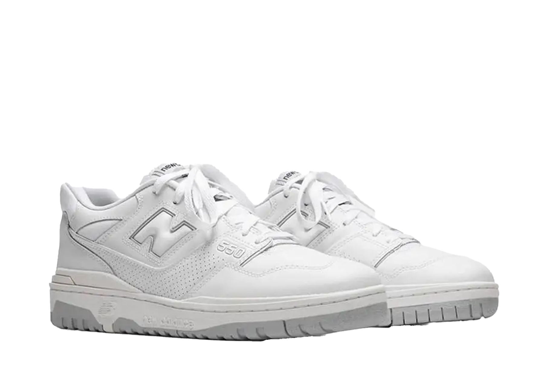 New Balance 550 White (2021) WHITE/WHITE/GREY sneaker – authenticated on KLEKT