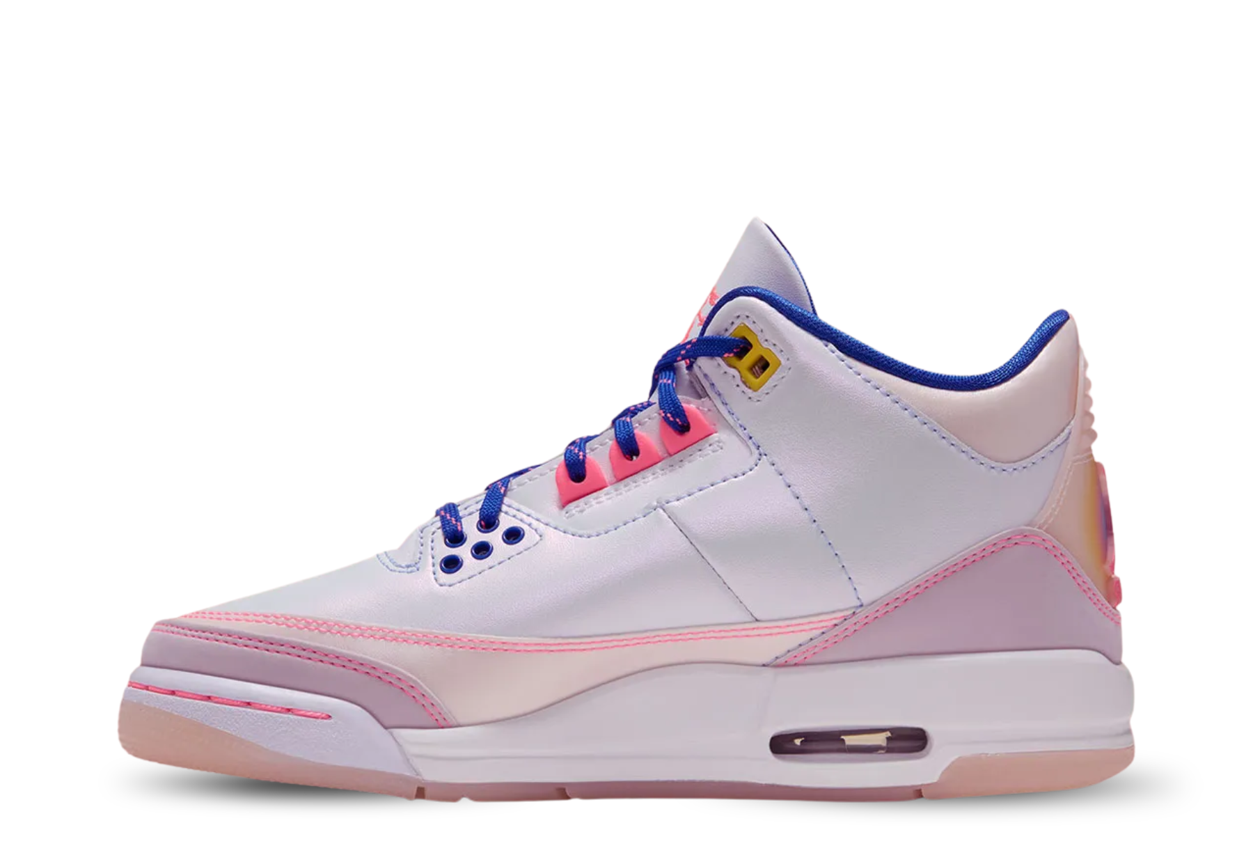 Air Jordan 3 x Space Jam Retro SE GS 'Lola Bunny' (2026) Light Soft Pink/White/Sunset Pulse/Royal Blue sneaker – authenticated on KLEKT