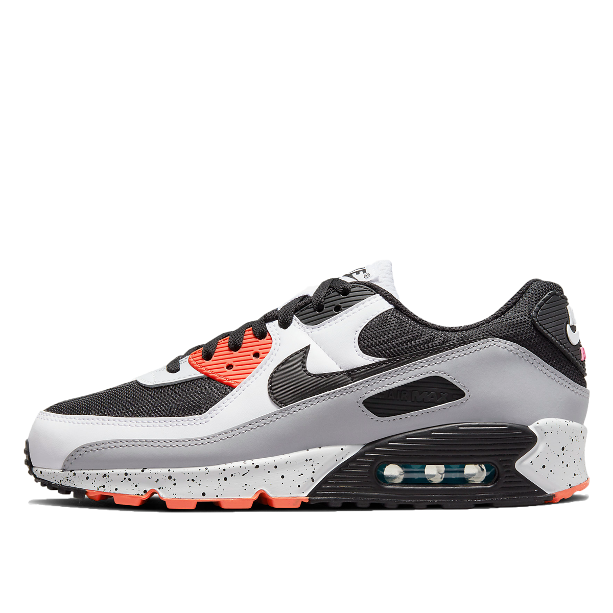 Nike Air Max 90 White Turf Orange (2021) WHITE/TURF ORANGE/AQUAMARINE/BLACK sneaker – authenticated on KLEKT