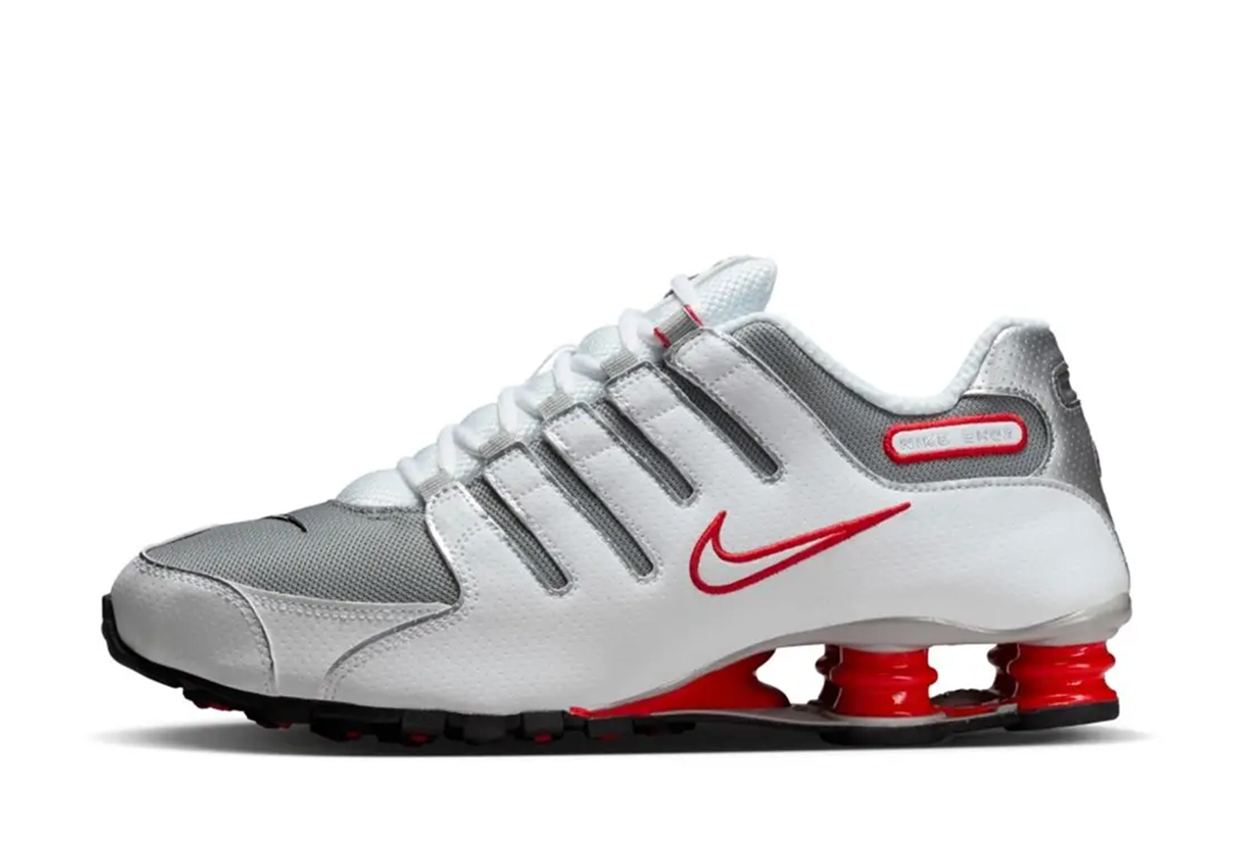 Nike Shox NZ 'White Grey' (2025) SILVER sneaker – authenticated on KLEKT