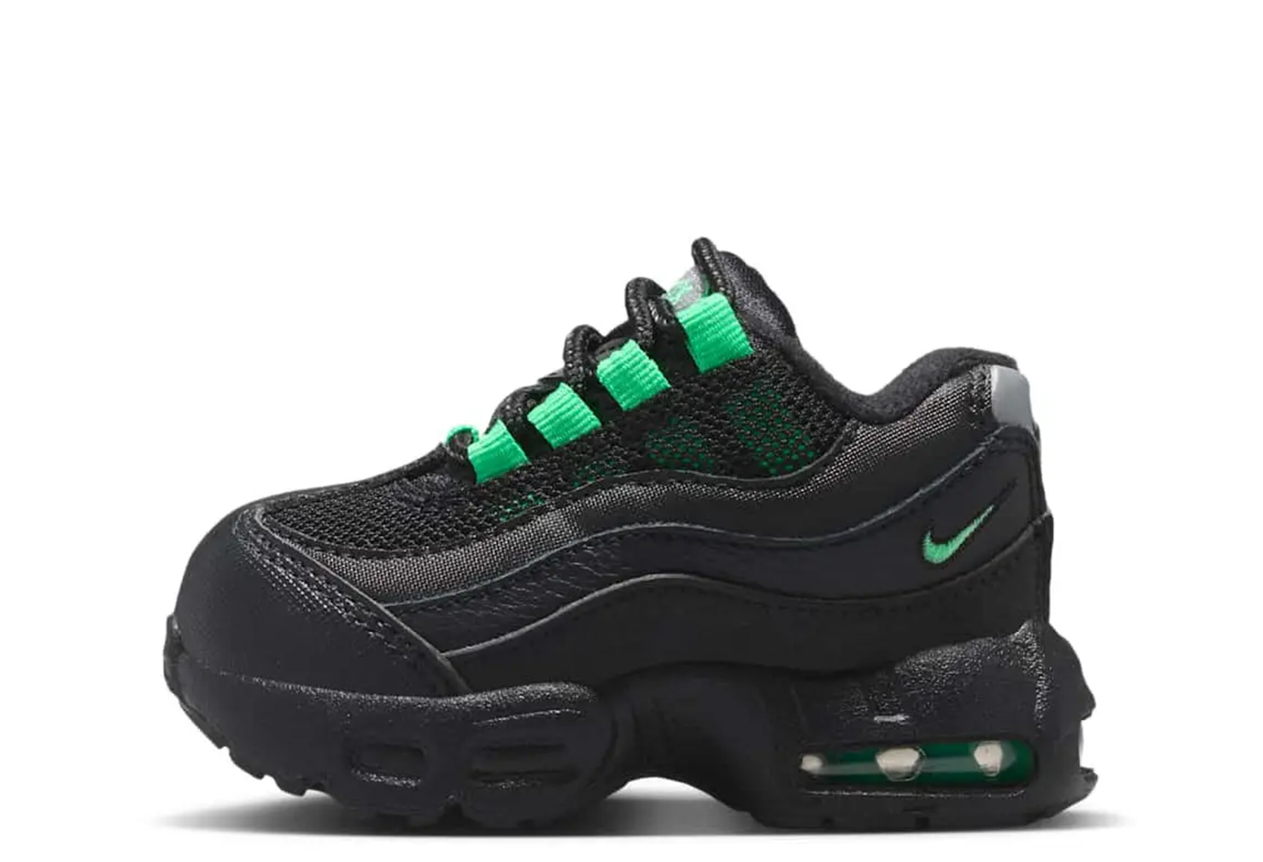 Nike Air Max 95 Recraft TD 'Black Green Shock' (2025) GREEN sneaker – authenticated on KLEKT