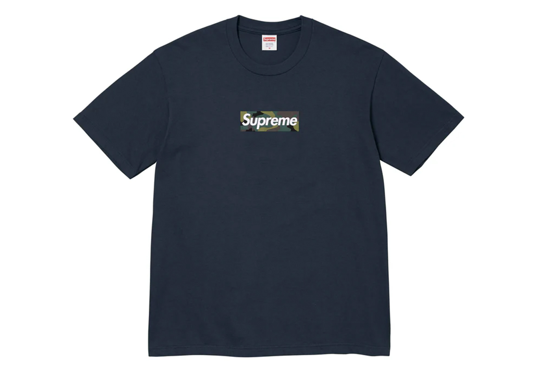 Supreme Box Logo Tee Navy (FW23) BLUE sneaker – authenticated on KLEKT
