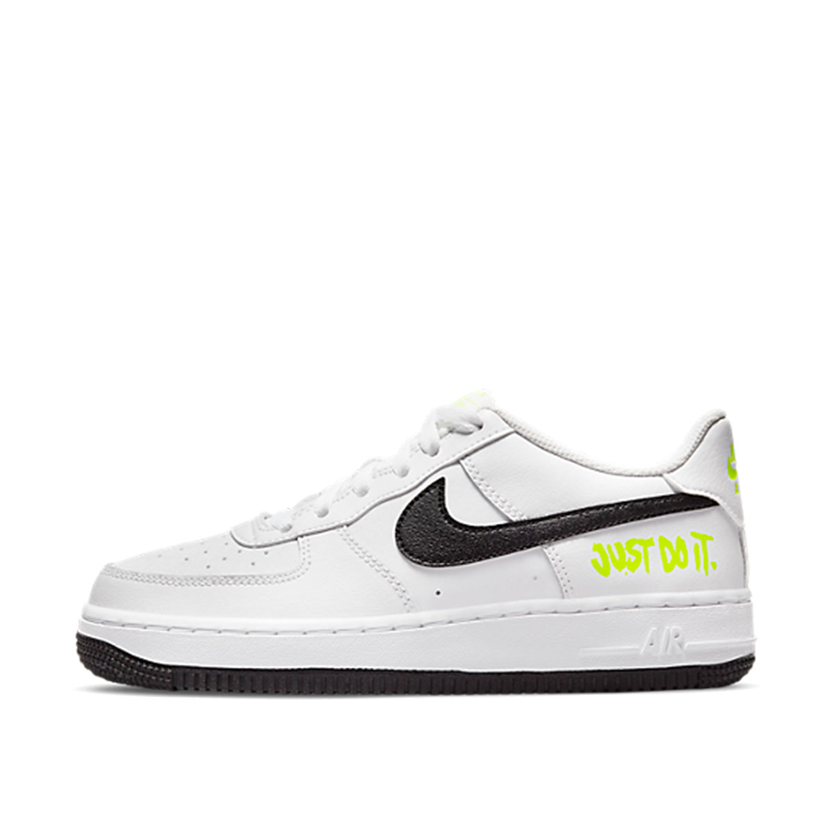 Nike Air Force 1 Low Just Do It White Volt (GS) (2021) sneaker – authenticated on KLEKT