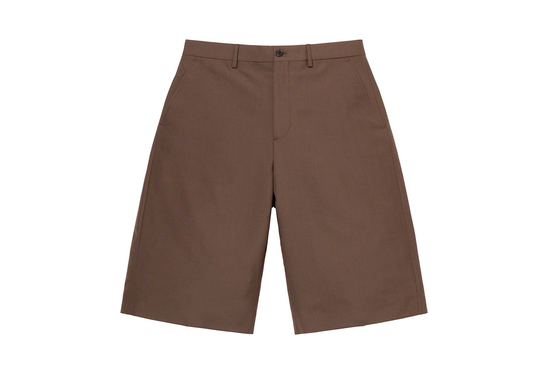 Supreme Wool Trouser Short Brown (SS23) BROWN sneaker – authenticated on KLEKT