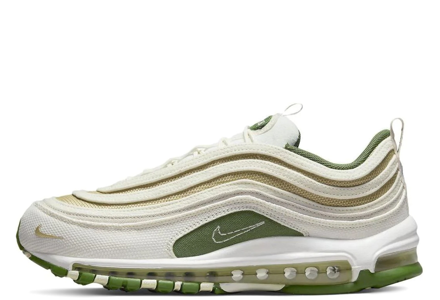 Nike Air Max 97 Sun Club Sail Treeline	DM8588-100  SAIL/TREELINE/WHEATGRASS/SAIL sneaker – authenticated on KLEKT
