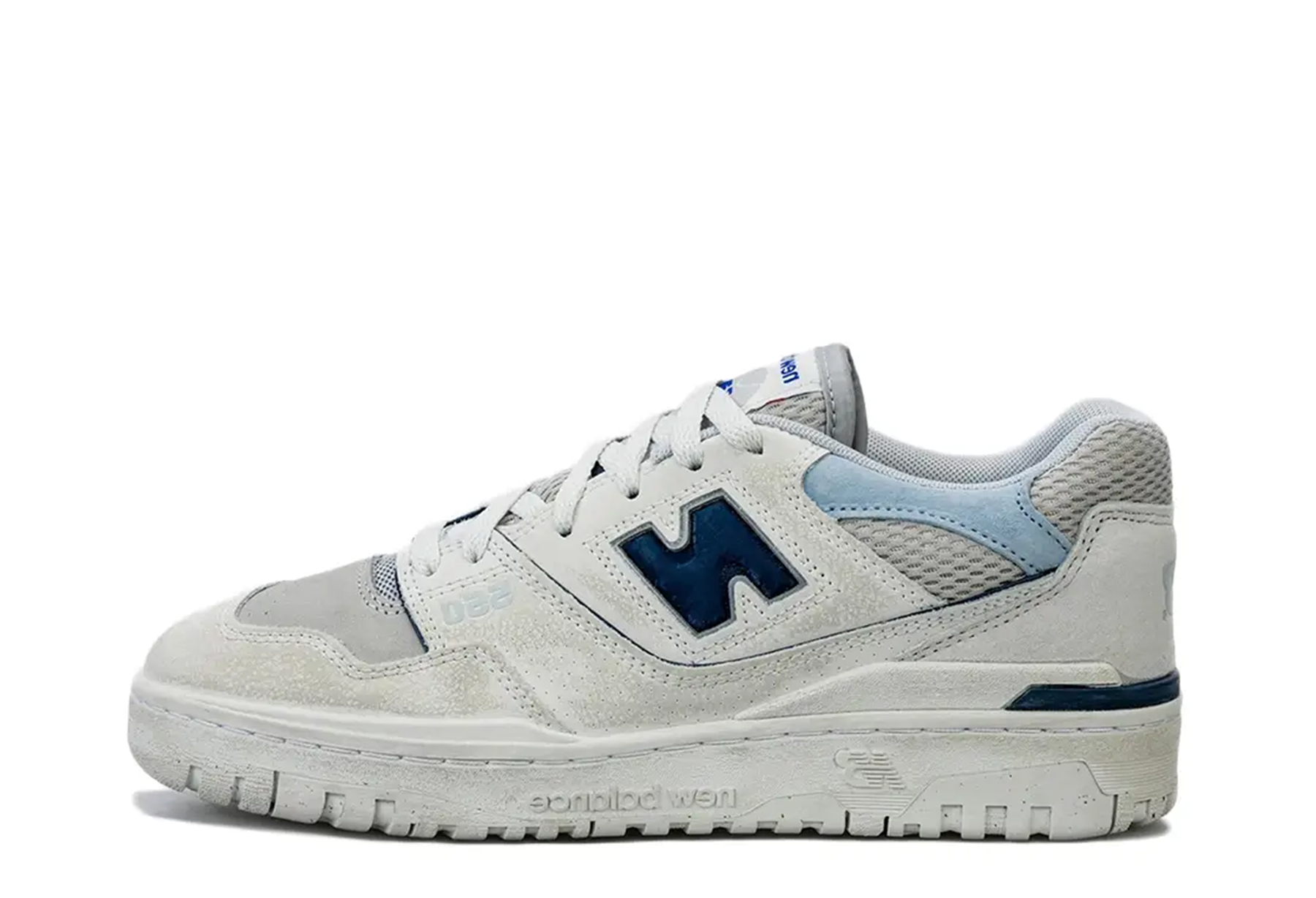 New Balance 550 Weathered White Grey Blue (2023) WHITE/GREY/BLUE sneaker – authenticated on KLEKT