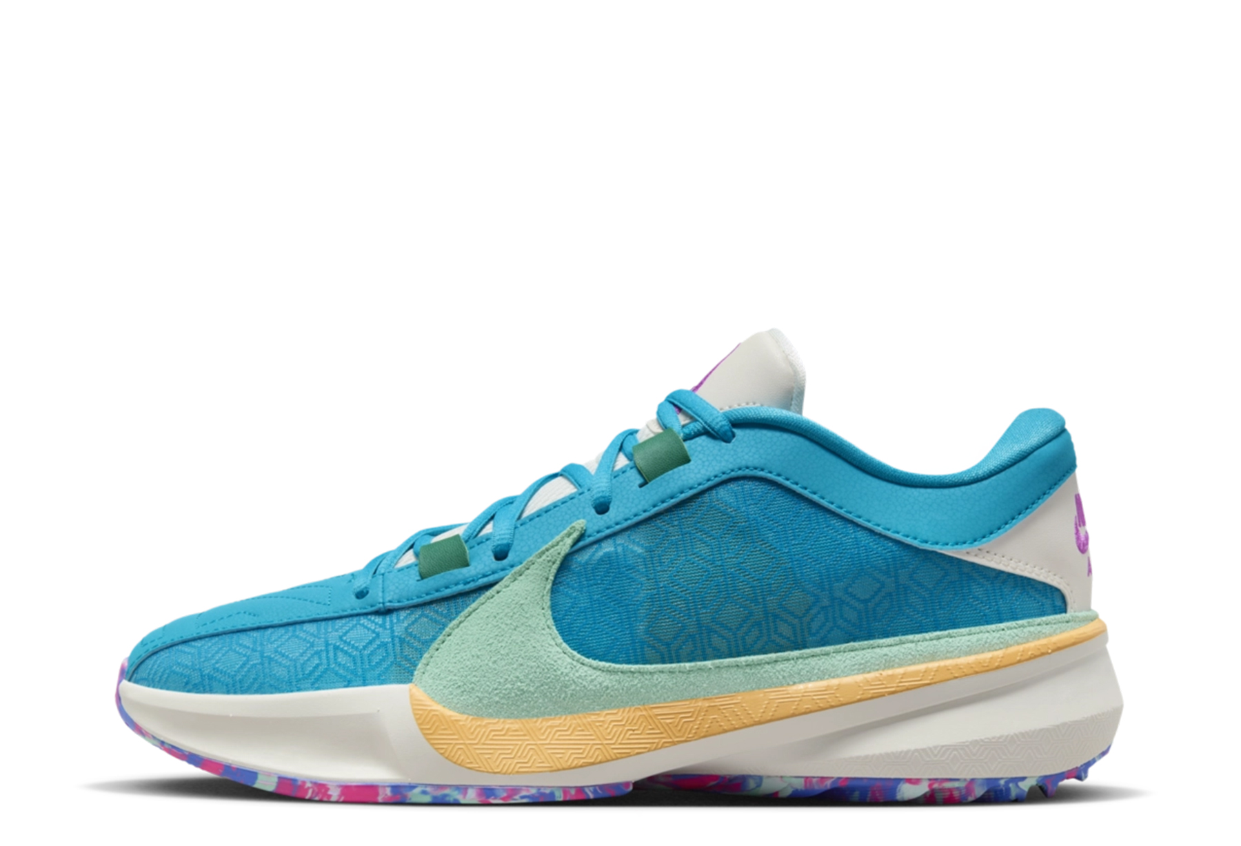 Nike Zoom Freak 5 'Cyan' (2023) Cyan/Sail/Mint Green/Yellow sneaker – authenticated on KLEKT