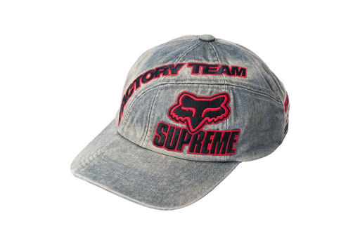 Supreme x Fox Racing 6-Panel 'Denim' (FW25) – authenticated on KLEKT
