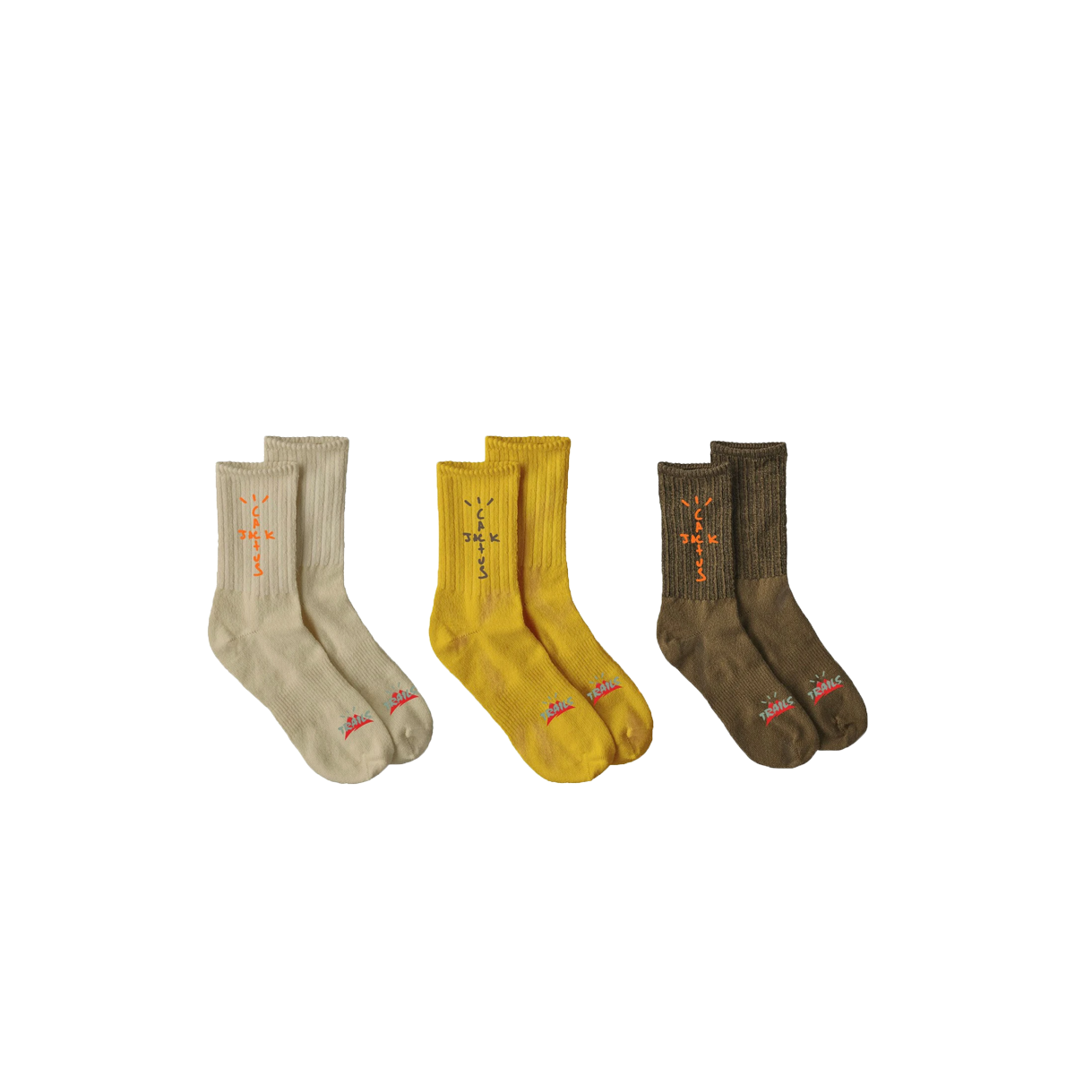 Travis Scott Cactus Trails Hiking Socks Pack (2020) NATURAL/MUSTARD/KHAKI sneaker – authenticated on KLEKT