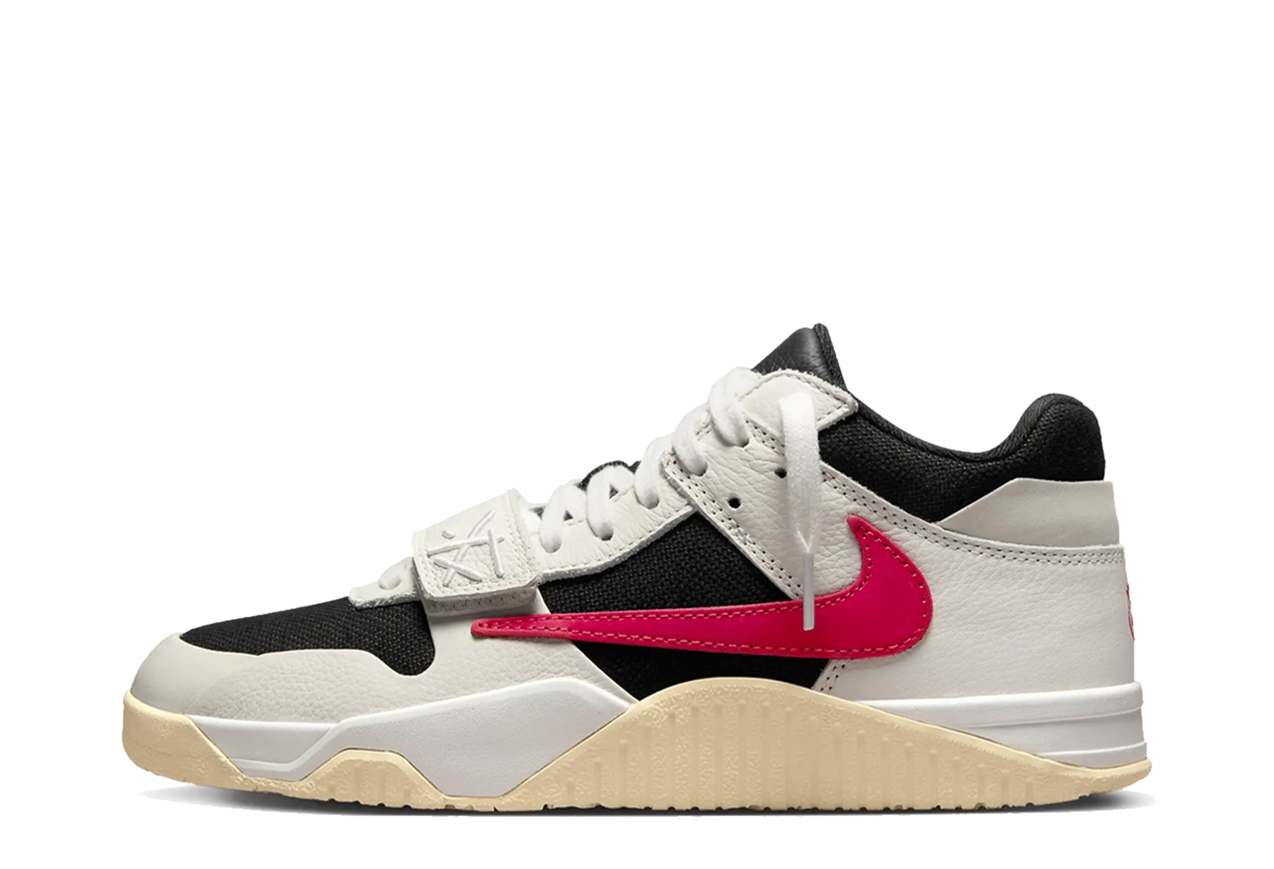 Air Jordan x Travis Scott Jumpman Jack 'University Red' (2024) Sail/Black/University Red sneaker – authenticated on KLEKT