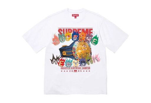 Supreme Undisputed S/S Top 'White' (FW26) – authenticated on KLEKT