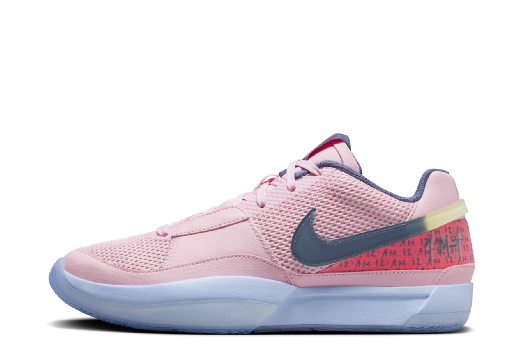 Nike Ja 1 'Day One' (2024) Medium Soft Pink/Cobalt Bliss/Citron Tint/Diffused Blue sneaker – authenticated on KLEKT