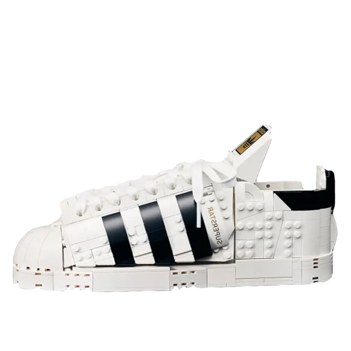 Adidas x LEGO Original Superstar Shoe (2021) WHITE/BLACK sneaker – authenticated on KLEKT