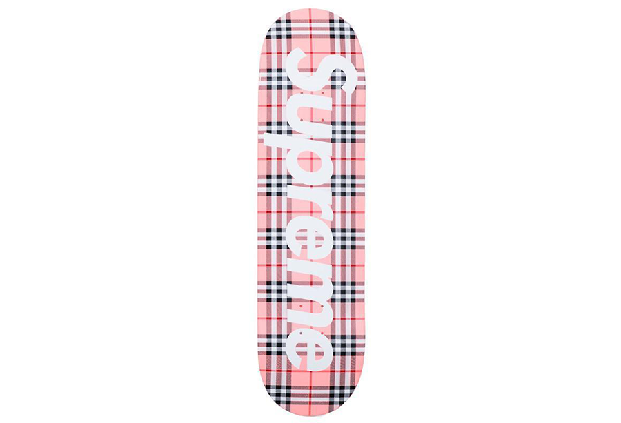 Supreme x Burberry® Skateboard Pink Check (SS22) PINK sneaker – authenticated on KLEKT