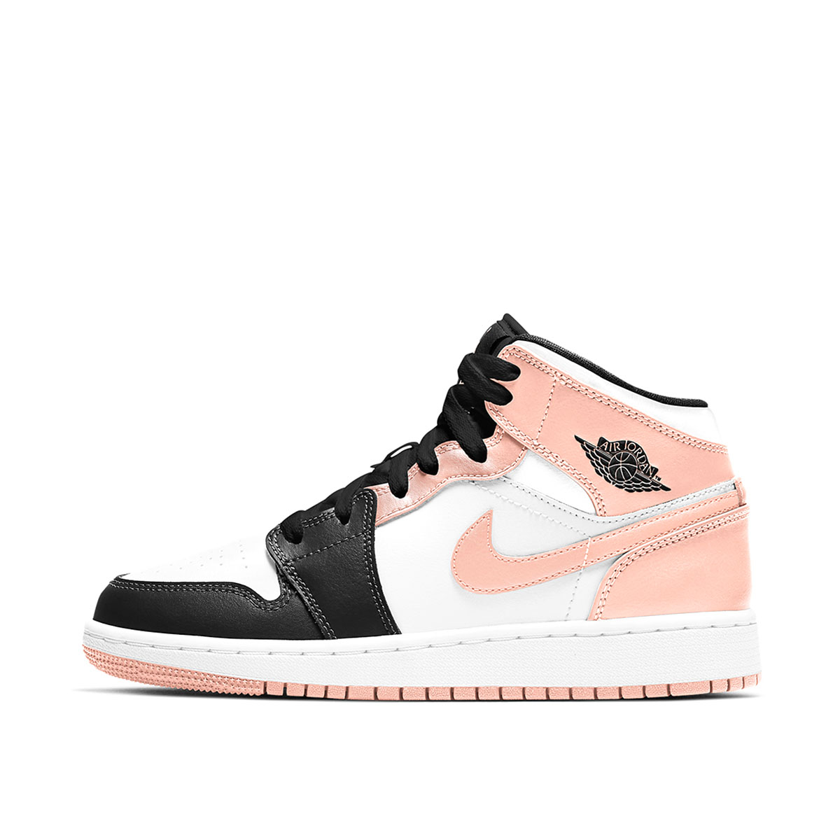 Air Jordan 1 Mid 'Crimson Tint' (GS) (2021) CRIMSON TINT/WHITE/BLACK sneaker – authenticated on KLEKT