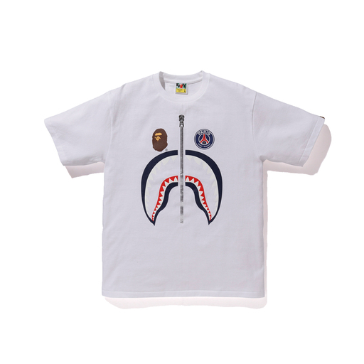 Brands Other x PSG Paris Saint Germain Shark Head T-Shirt Tee White (FW18)