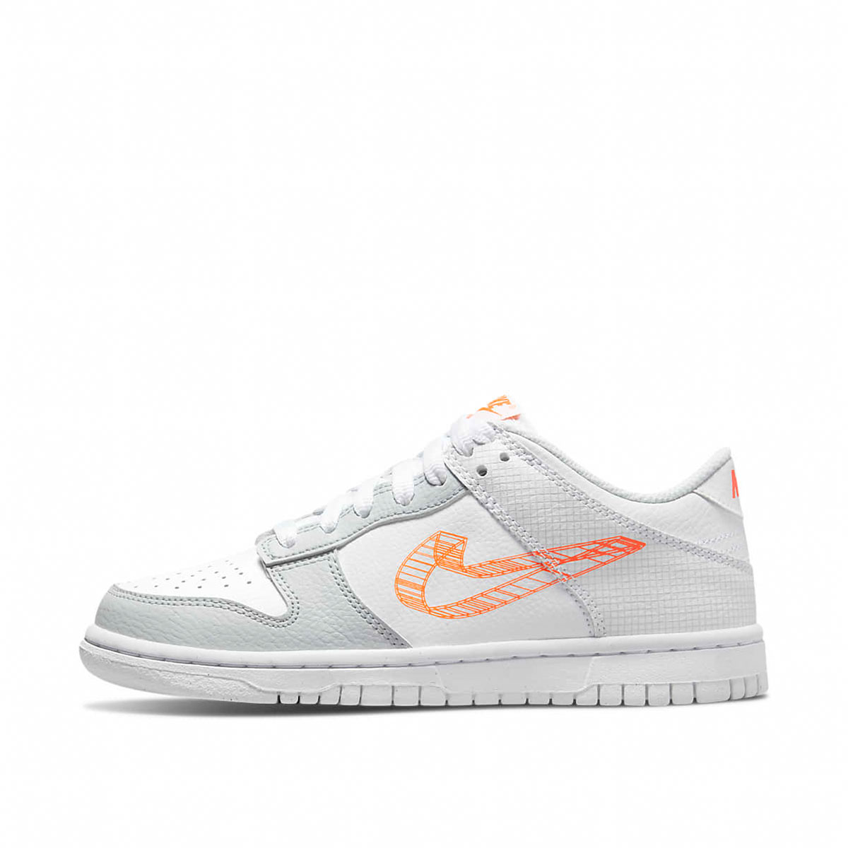 Nike Dunk Low SE Sketch Swoosh Orange (GS) (2022) sneaker – authenticated on KLEKT