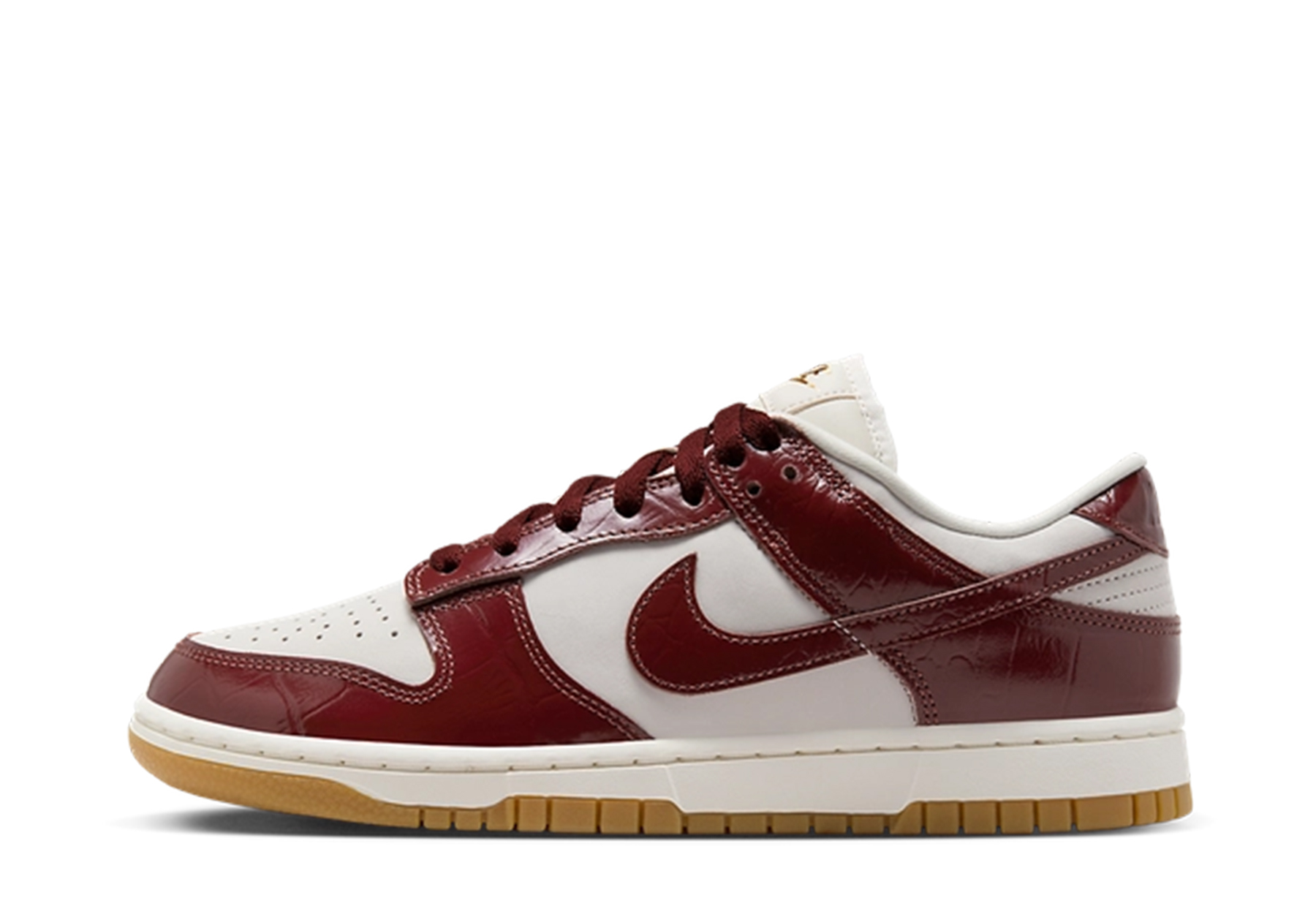 Nike Dunk Low LX WMNS 'Dark Team Red' (2024) Phantom/Dark Team Red/Sail/Gum Light Brown sneaker – authenticated on KLEKT