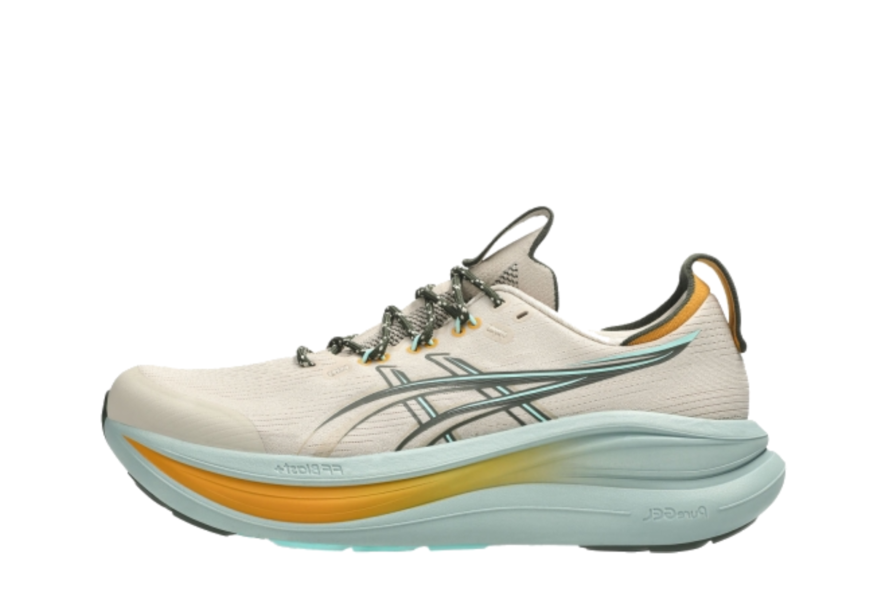 Asics Gel-Nimbus 28 TR (2026) Simply Taupe/Ocean Haze sneaker – authenticated on KLEKT