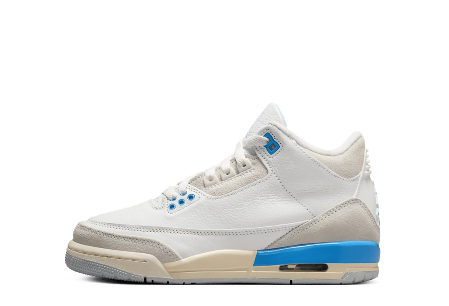 Air Jordan 3 GS 'Lucky Shorts' (2025) Summit White/Hydrogen Blue/Legend Blue/Photon Dust/Pure Platinum/Sail sneaker – authenticated on KLEKT