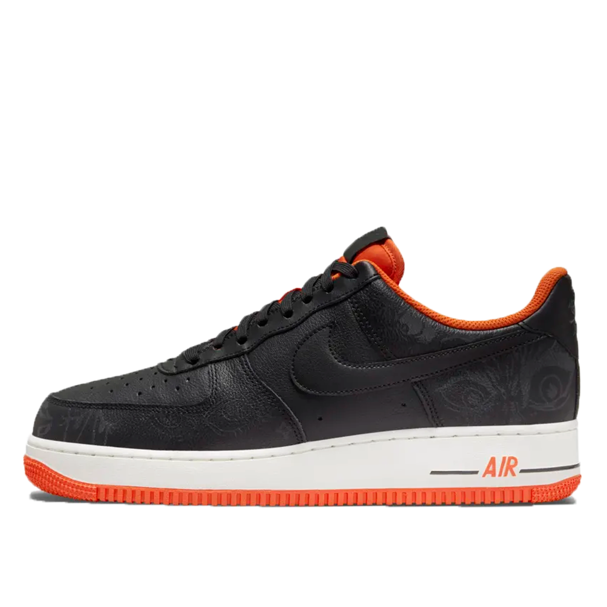 Nike Air Force 1 Low '07 PRM Halloween (2021) BLACK/BLACK-STARFISH-SAIL sneaker – authenticated on KLEKT