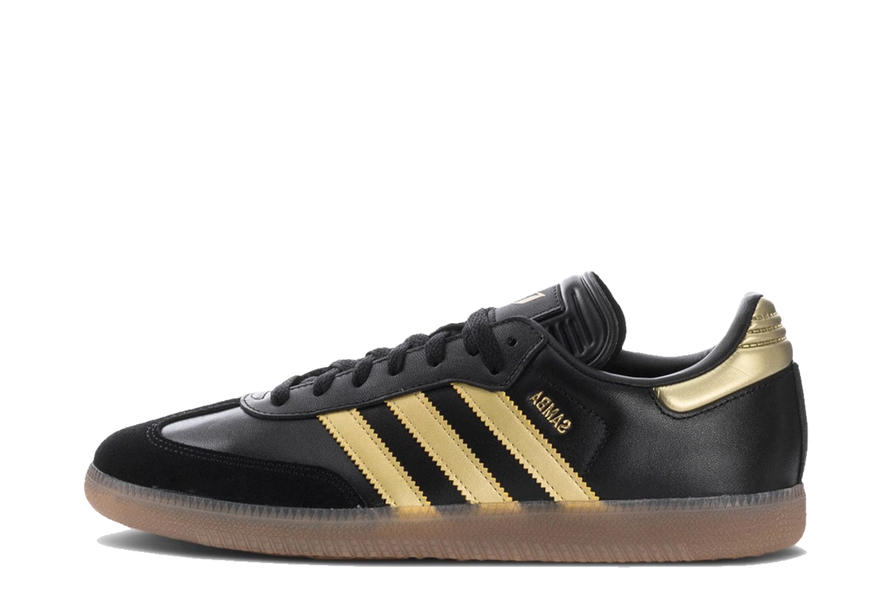 Adidas x Lionel Messi Samba 'Black & Gold' (2024) Gold/Core Black/Gum sneaker – authenticated on KLEKT