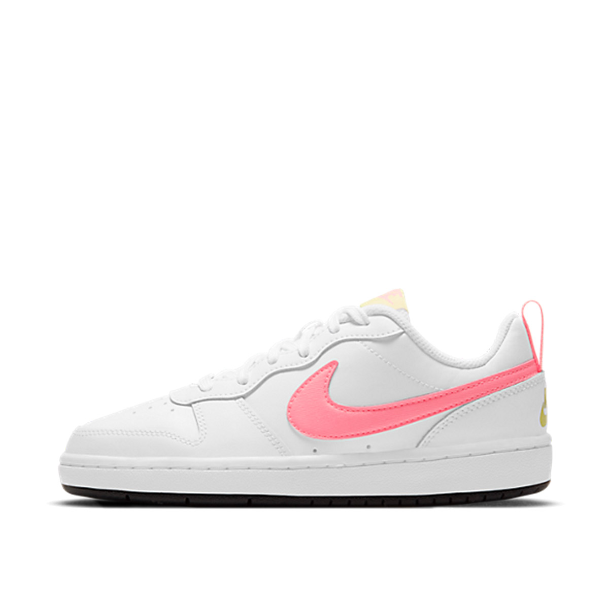 Nike Court Borough Low 2 (GS) (2021) WHITE/PINK sneaker – authenticated on KLEKT