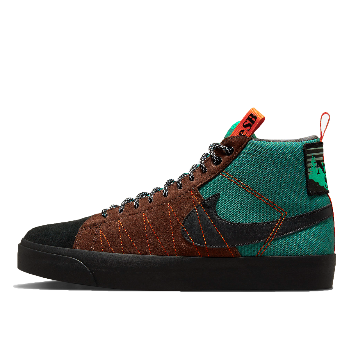 Nike SB Zoom Blazer Mid PRM Noble Green (2021) NOBLE GREEN/BLACK-WHITE-SAFETY ORANGE-LUCKY GREEN sneaker – authenticated on KLEKT