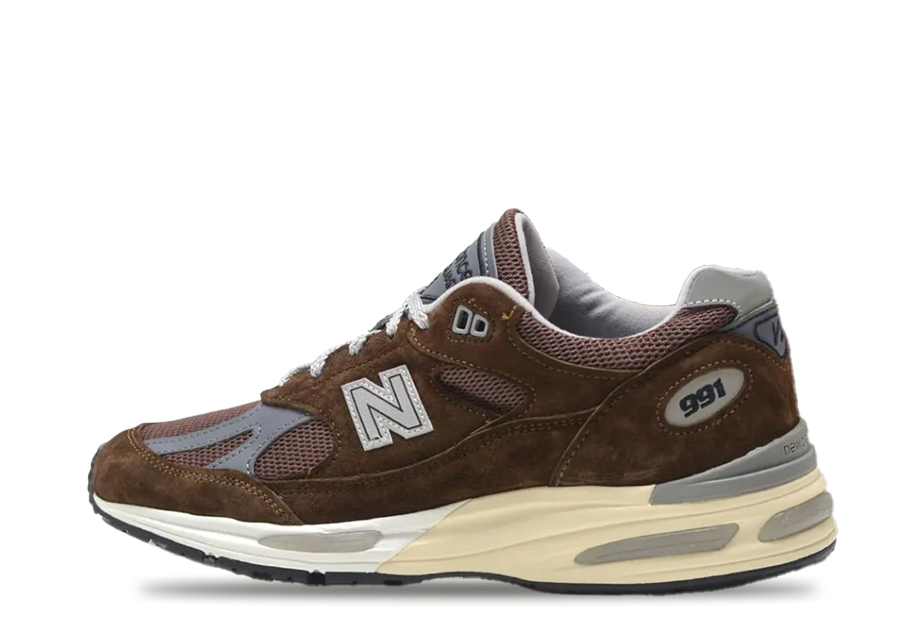 New Balance 991v2 Made In UK 'Pinecone' (2024) Brown/Sail/Grey sneaker – authenticated on KLEKT