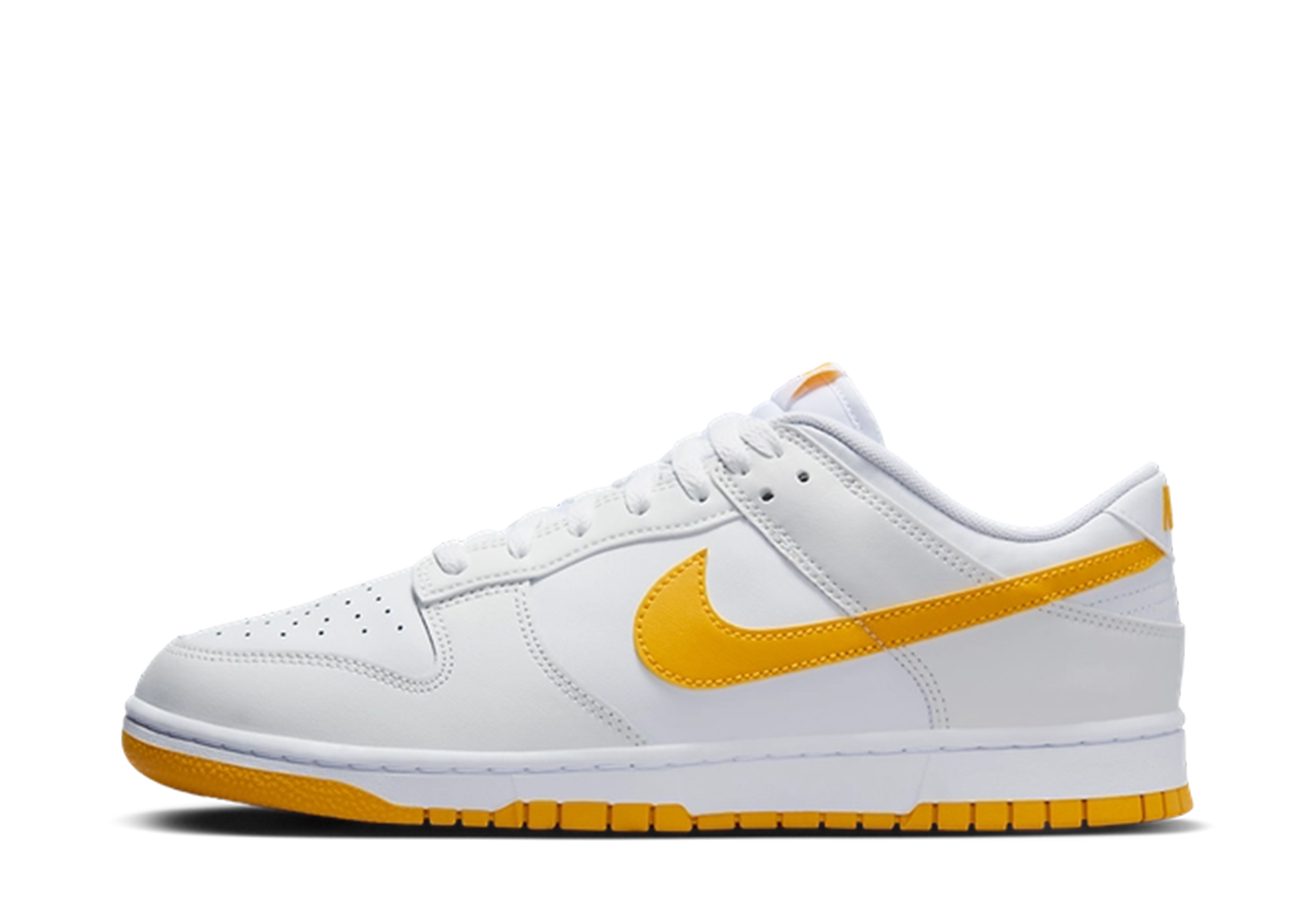 Nike Dunk Low 'University Gold' (2024) White/University Gold sneaker – authenticated on KLEKT
