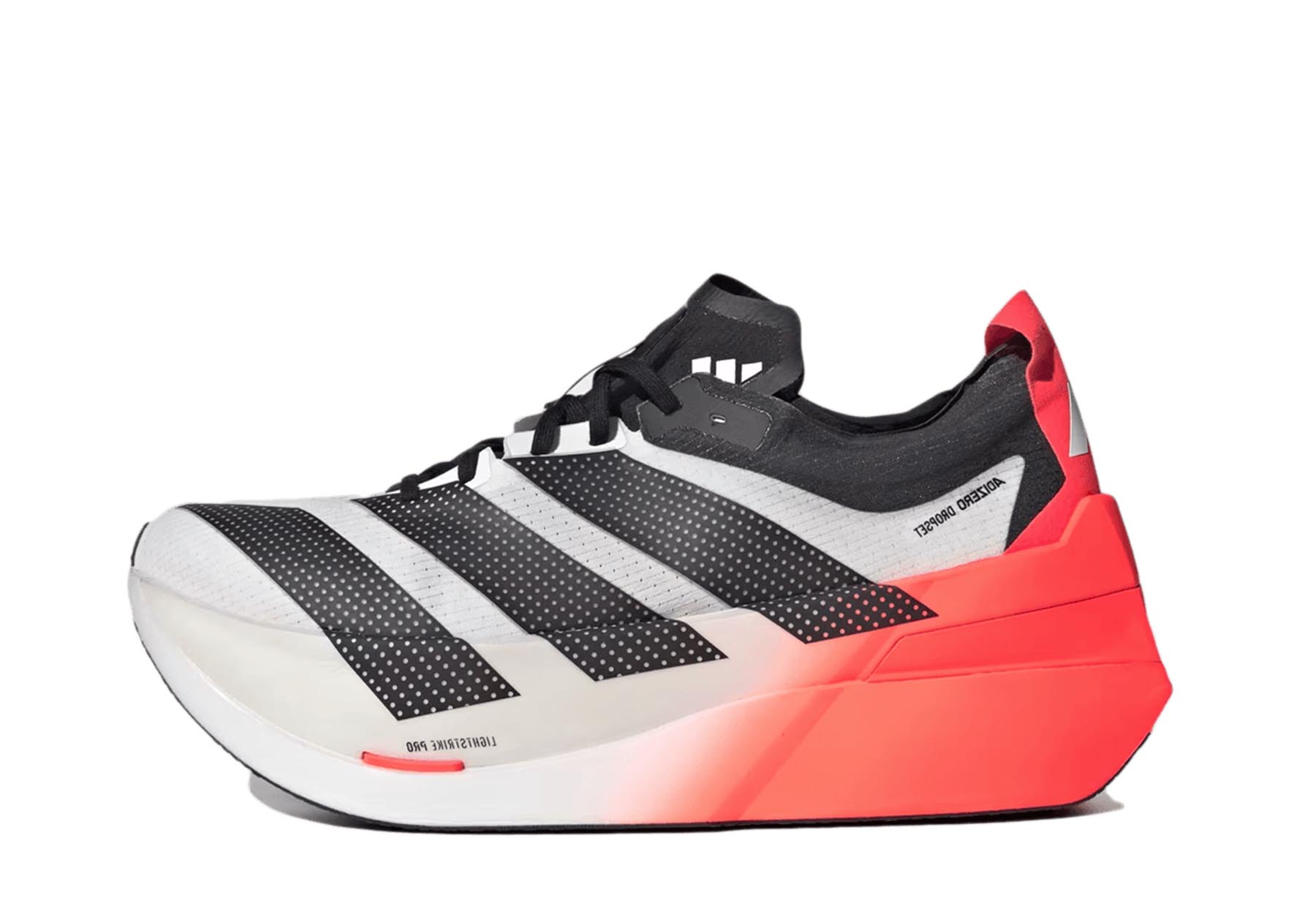 Adidas Adizero Dropset Elite 'Solar Red' (2026) Cloud White / Solar Red / Core Black sneaker – authenticated on KLEKT