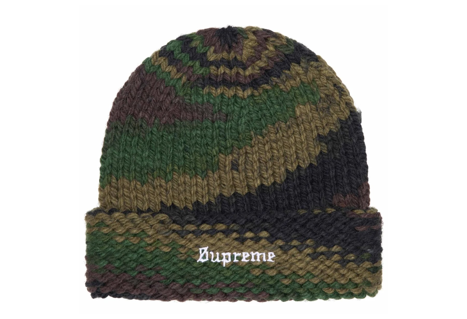 Supreme Gradient Spaced Beanie Olive (SS24)) OLIVE sneaker – authenticated on KLEKT