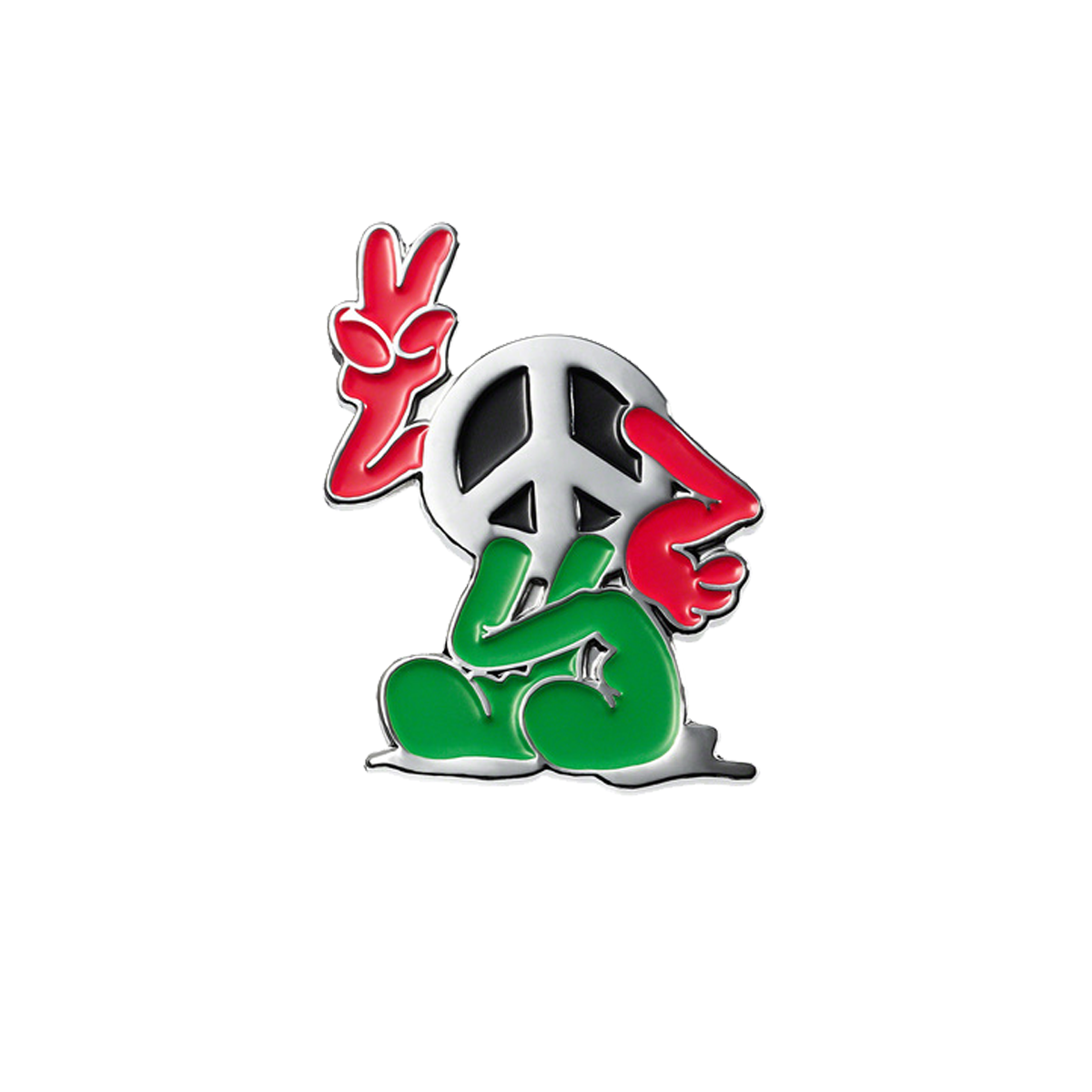 Supreme Peace Pin Silver (SS21) SILVER sneaker – authenticated on KLEKT