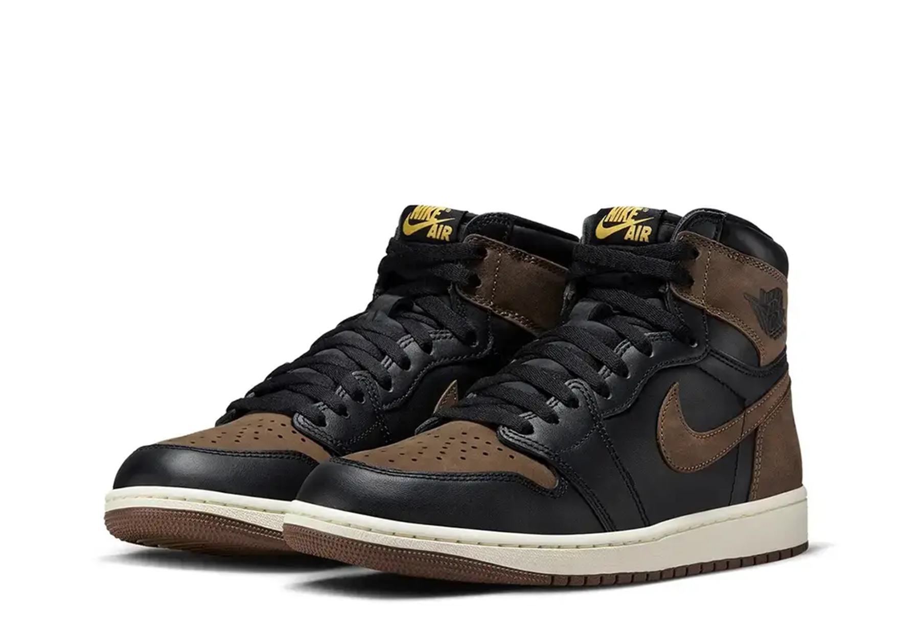 Air Jordan 1 High OG 'Palomino' (2023) Black/Metallic Gold-Palomino-Sail sneaker – authenticated on KLEKT