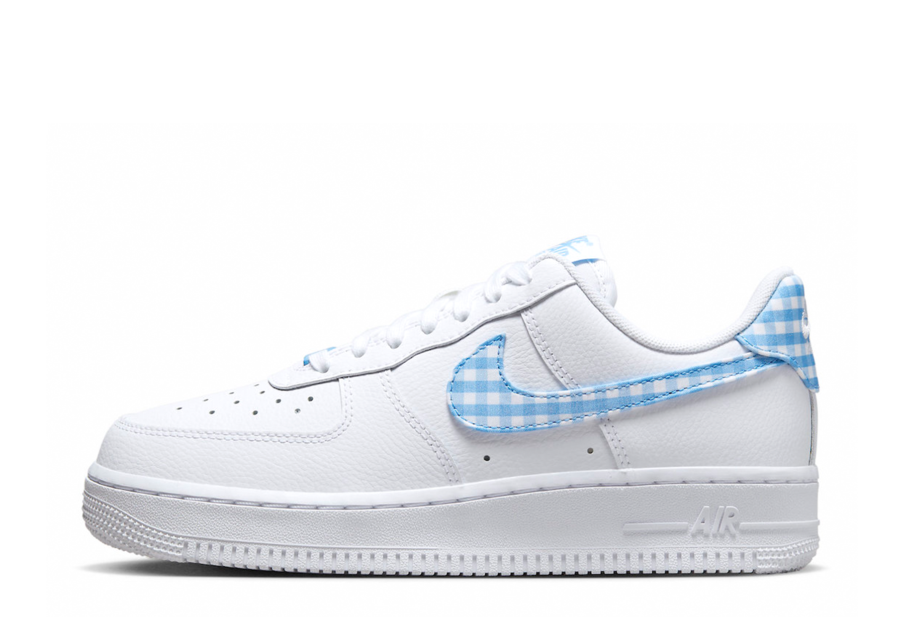 Nike Air Force 1 Low WMNS 'Blue Gingham' (2023) White/University Blue sneaker – authenticated on KLEKT
