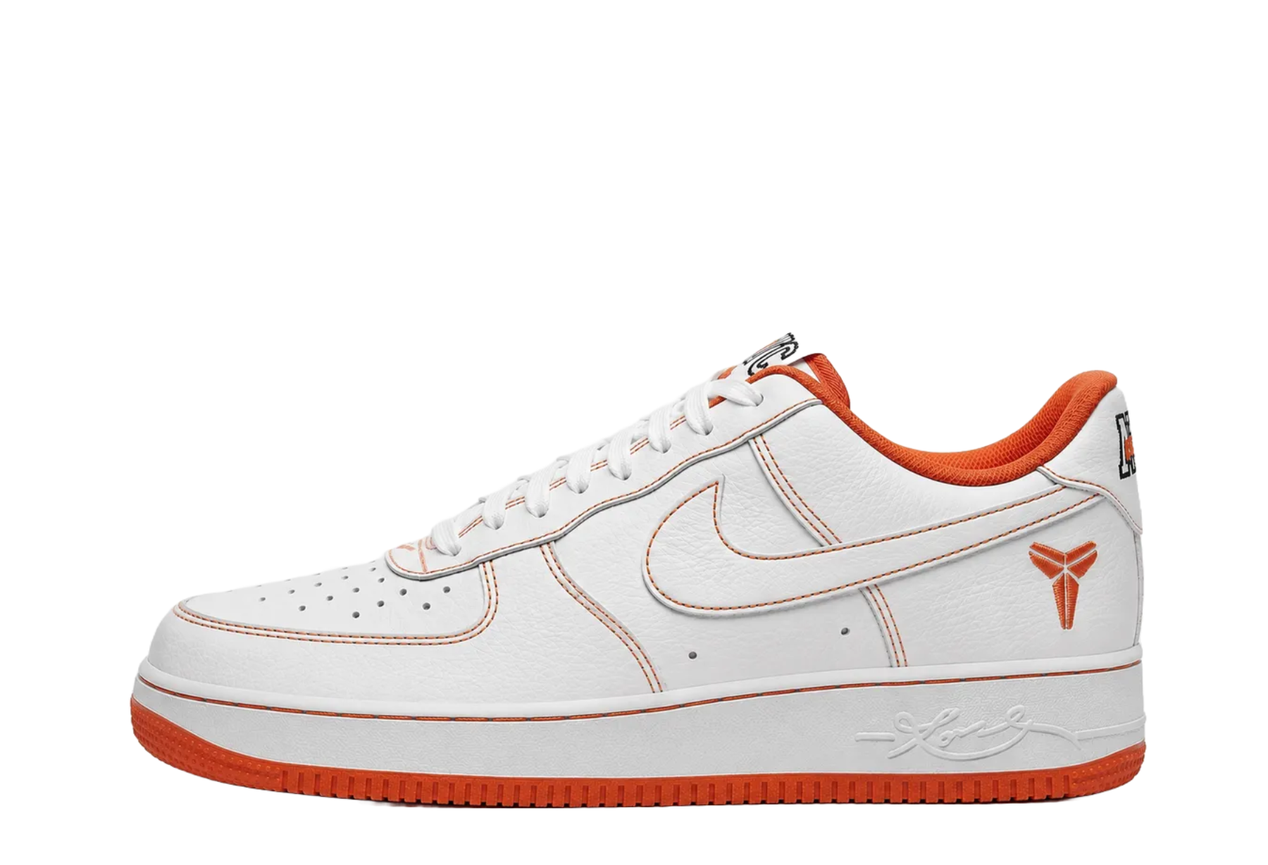 Nike Air Force 1 Protro Low x Kobe Bryant 'Lord of the Rings' (2026) White / White / Safety Orange sneaker – authenticated on KLEKT