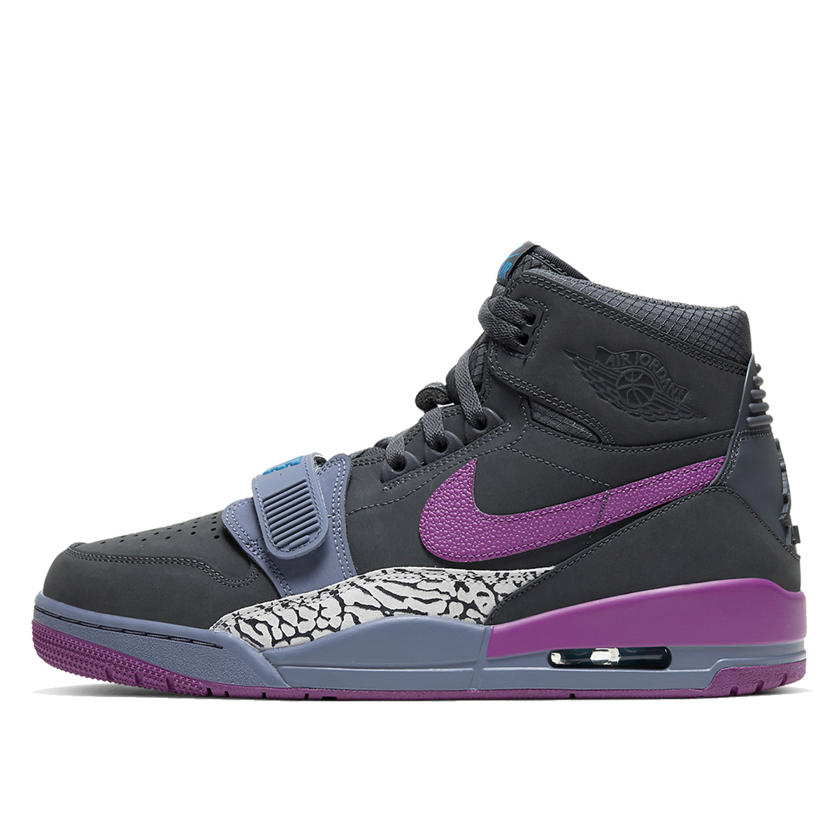 Air Jordan Legacy 312 Grey Purple (2019) sneaker – authenticated on KLEKT
