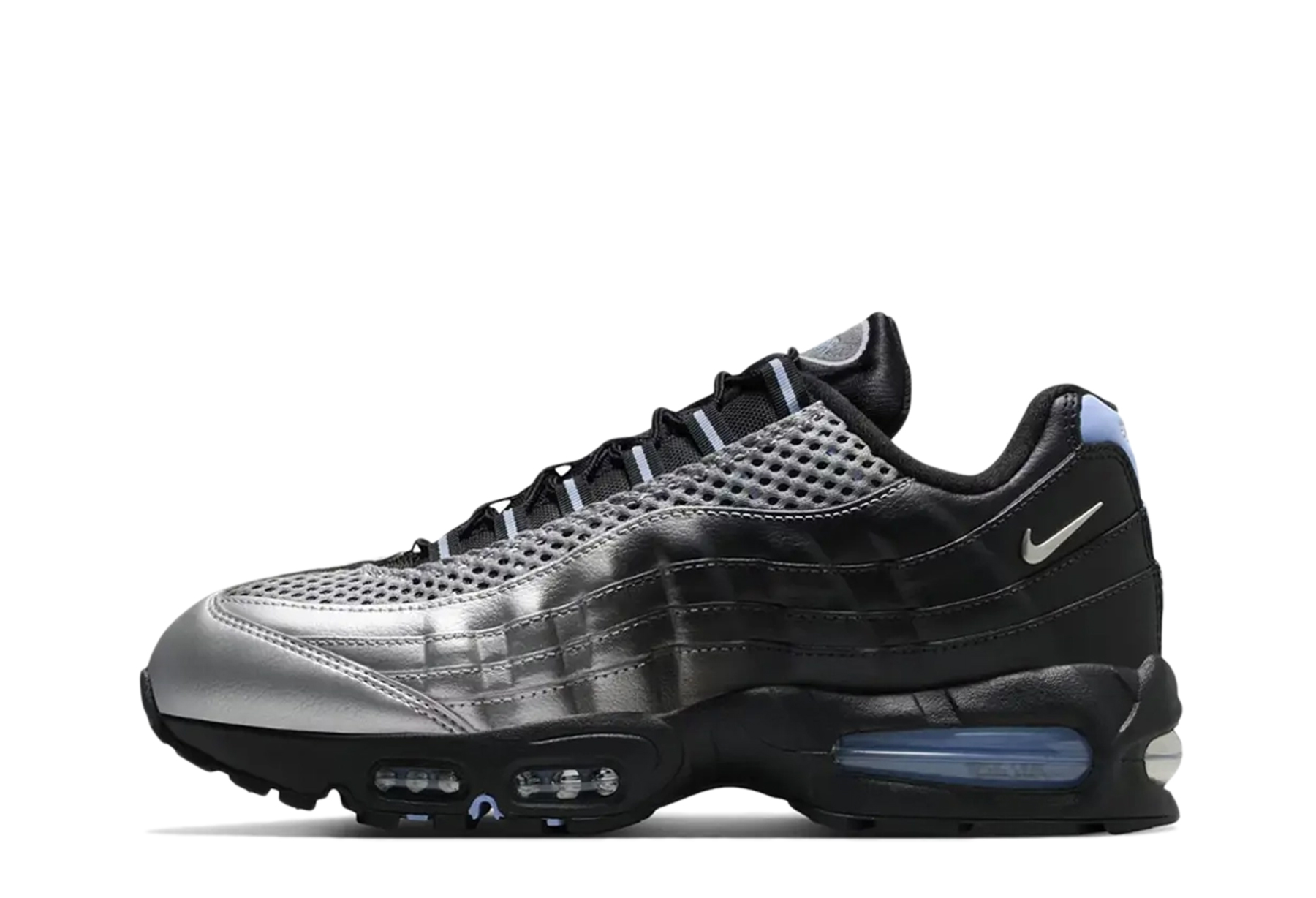 Nike x Palace Air Max 95 'Silver' (2026) Black/Silver sneaker – authenticated on KLEKT