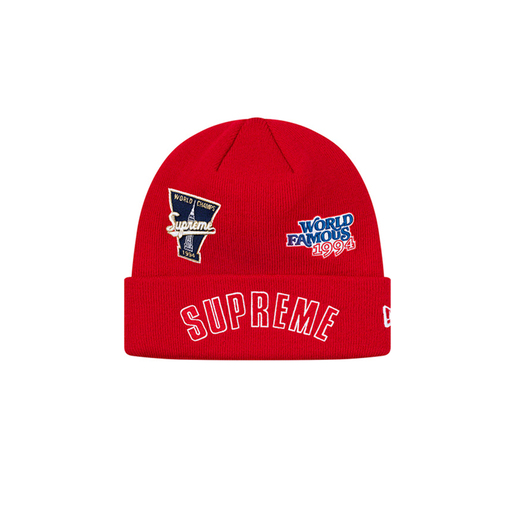 Supreme New Era Championship Beanie Red (FW19)