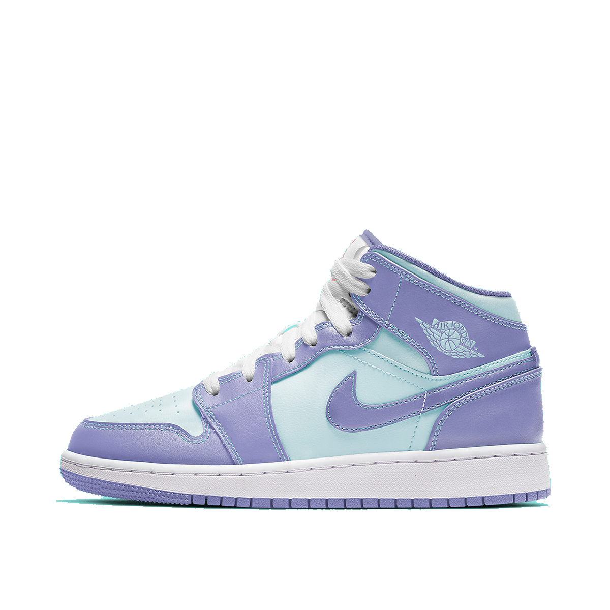 Air Jordan 1 Mid GS 'Purple Aqua' (2020) PURPLE/AQUA/WHITE sneaker – authenticated on KLEKT